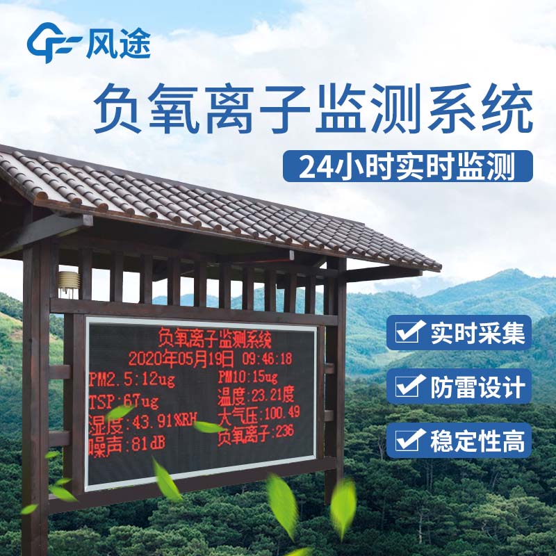 負氧離子可以緩解疲勞，用這臺檢測儀測一測空氣質量吧